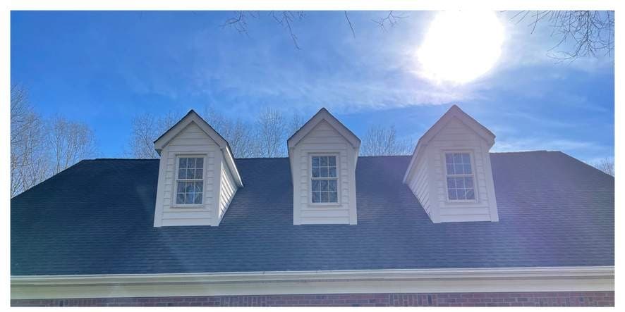 Roof Soft Wash before cleaning